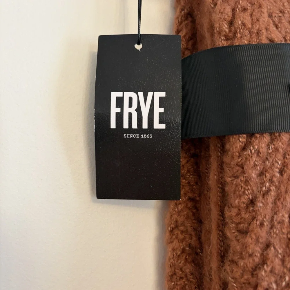 NWT FRYE Faux Mohair Oversized Throw Blanket 50